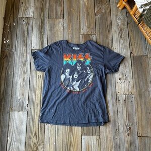 KISS Rock and Roll All Nite Band Graphic T-Shirt